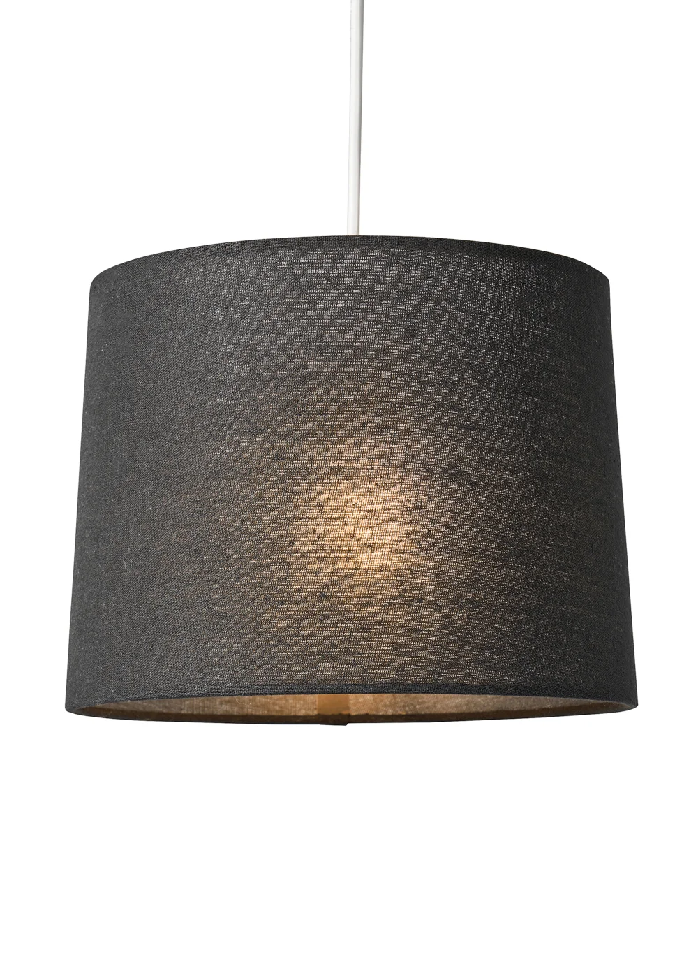 BHS Mira Linen Easyfit Shade Black (19cm x 25cm) - One Size Image 2