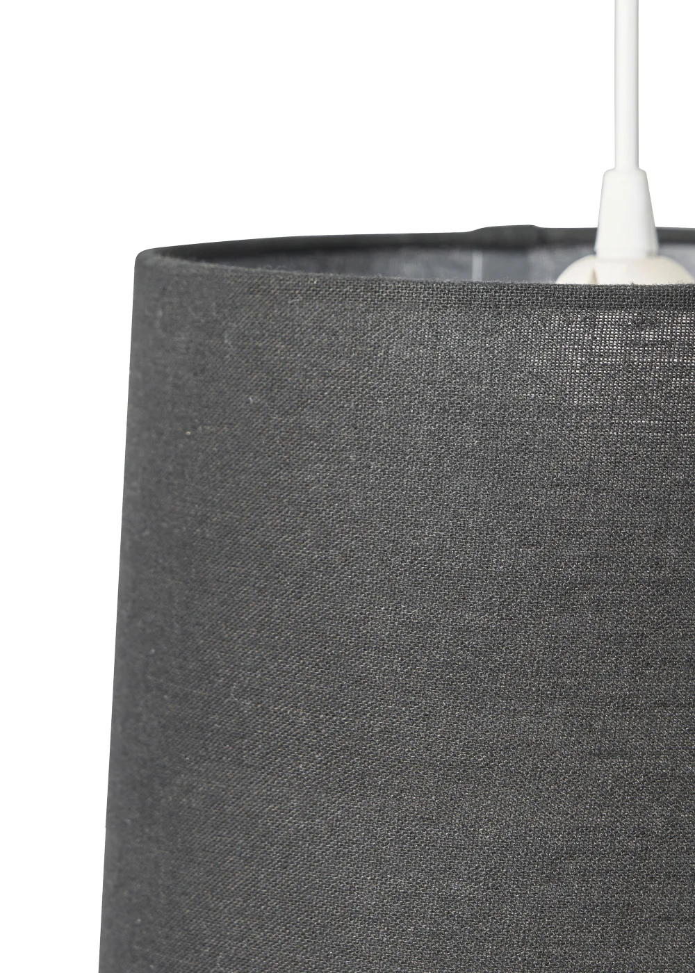 BHS Mira Linen Easyfit Shade Black (19cm x 25cm) - One Size Image 3