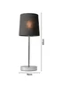 BHS Mira Touch Stick Table Lamp - One Size Image 5