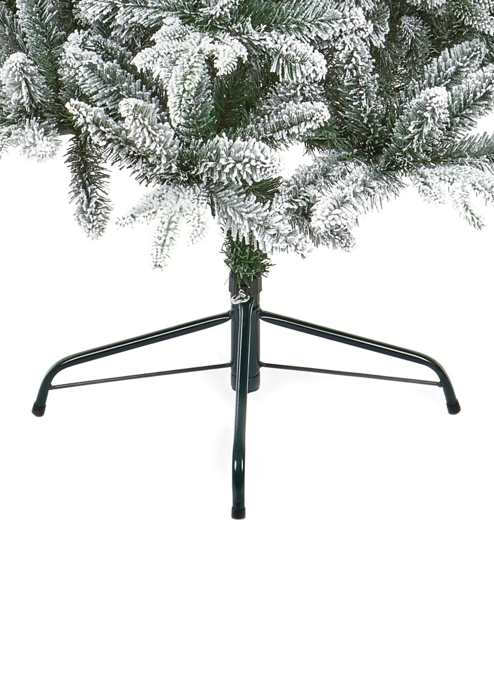 Premier Decorations 1.5m Slim Lapland Spruce Flocked Christmas Tree - One Size Image 3