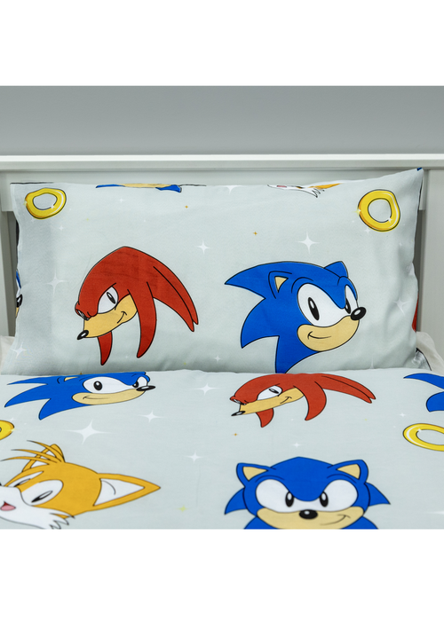 Sonic Snow Single Panel "Glow In The Dark" Duvet Cover - Single Image 4