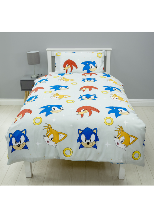 Sonic Snow Single Panel "Glow In The Dark" Duvet Cover - Single Image 2
