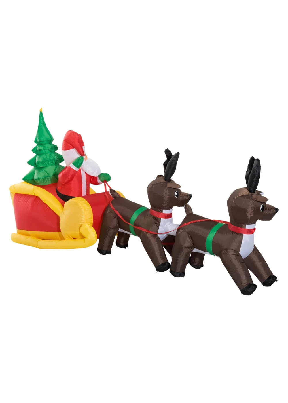 HOMCOM 230cm Christmas Inflatable Xmas Santa Claus - One Size Image 4