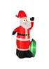 HOMCOM 7.5ft Inflatable Christmas Santa Claus - One Size Image 1