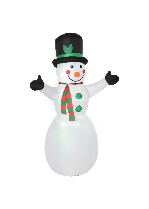 HOMCOM 6.5ft Inflatable Snowman LED Christmas - One Size Image 1