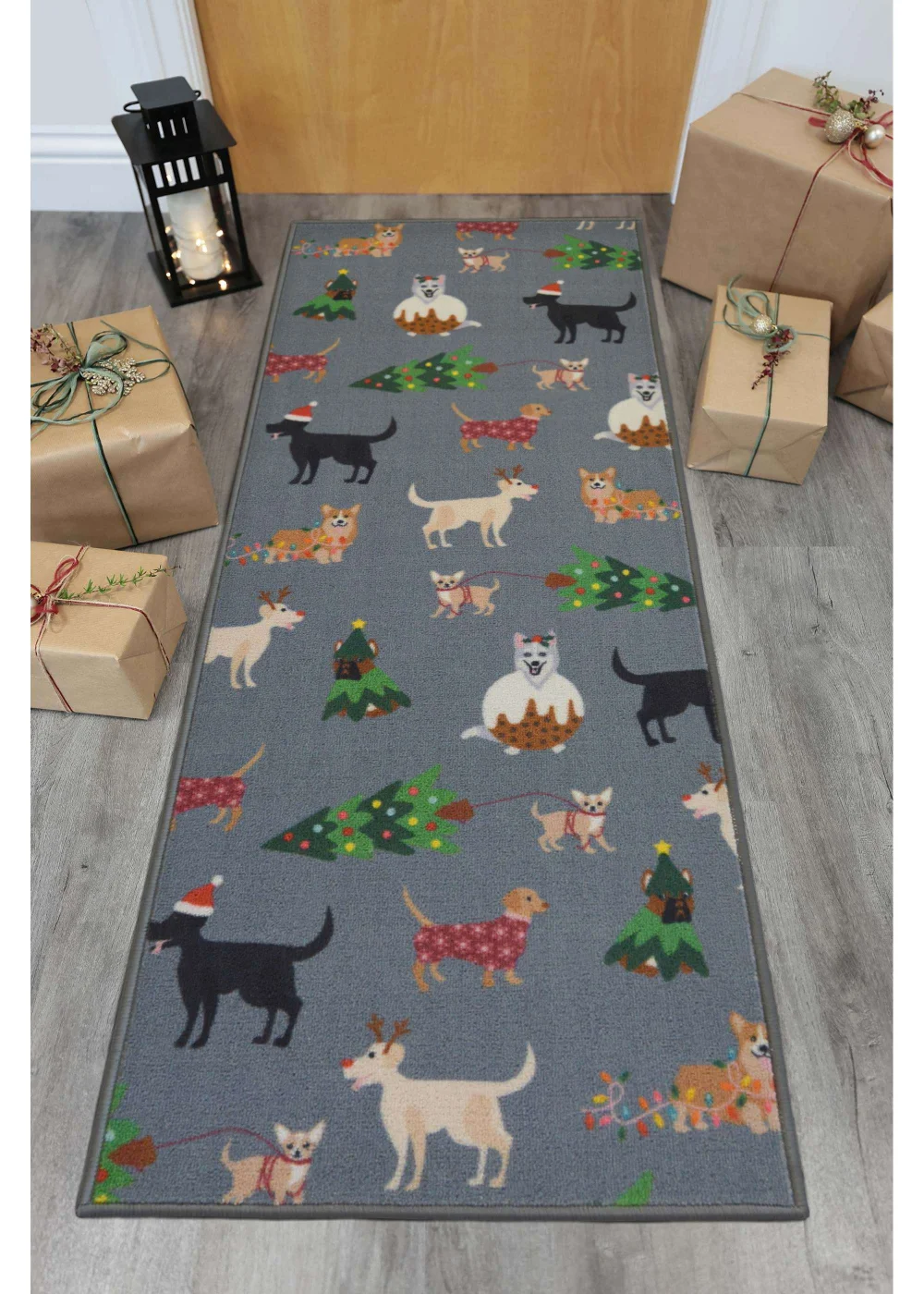 Homemaker Festive Dogs Runner - 57 X 150 (57 X 40) Image 2