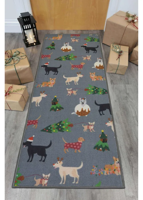 Homemaker Festive Dogs Runner - 57 X 150 (57 X 40) Image 2