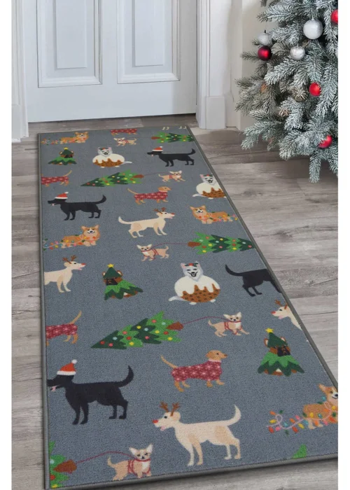 Homemaker Festive Dogs Runner - 57 X 150 (57 X 40) Image 1