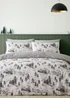 Catherine Lansfield Brushed Cotton Alpine Village Duvet Cover Set - Single Image 1