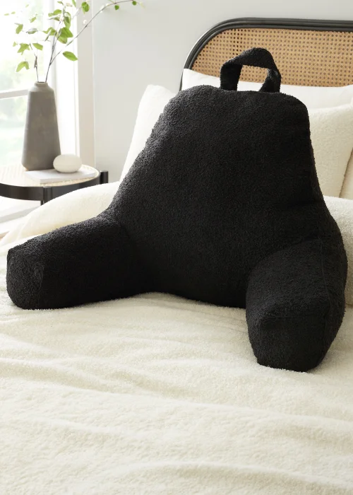 Catherine Lansfield Soft Boucle High Back Cuddle Cushion Back Rest (74x97cm) - One Size Image 1