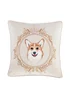 Bridgerton By Catherine Lansfield Mr Newton Corgi Soft Touch Cushion (45x45cm) - One Size Image 1