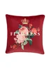 Bridgerton By Catherine Lansfield Flawless Floral Soft Touch Cushion (45x45cm) - One Size Image 1