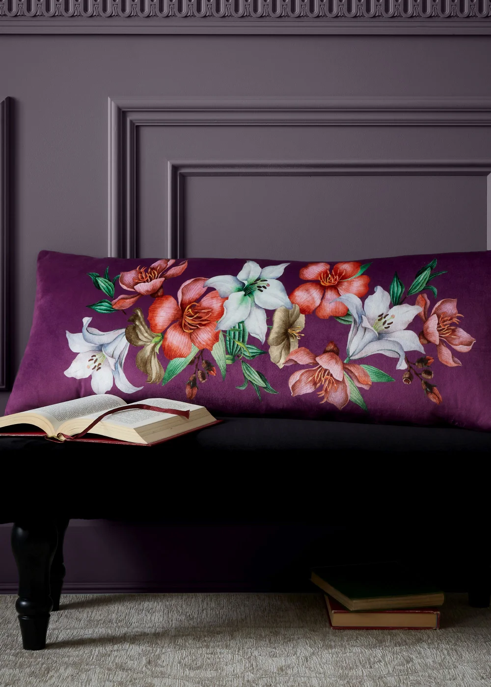 Bridgerton By Catherine Lansfield Sparkle Within Soft Touch Cushion (30x80cm) - One Size Image 2