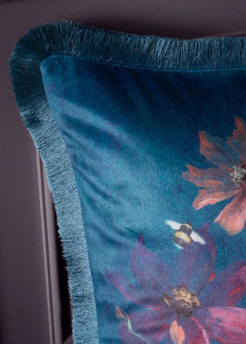 Bridgerton By Catherine Lansfield Romantic Floral Soft Touch Cushion (45x45cm) - One Size Image 4