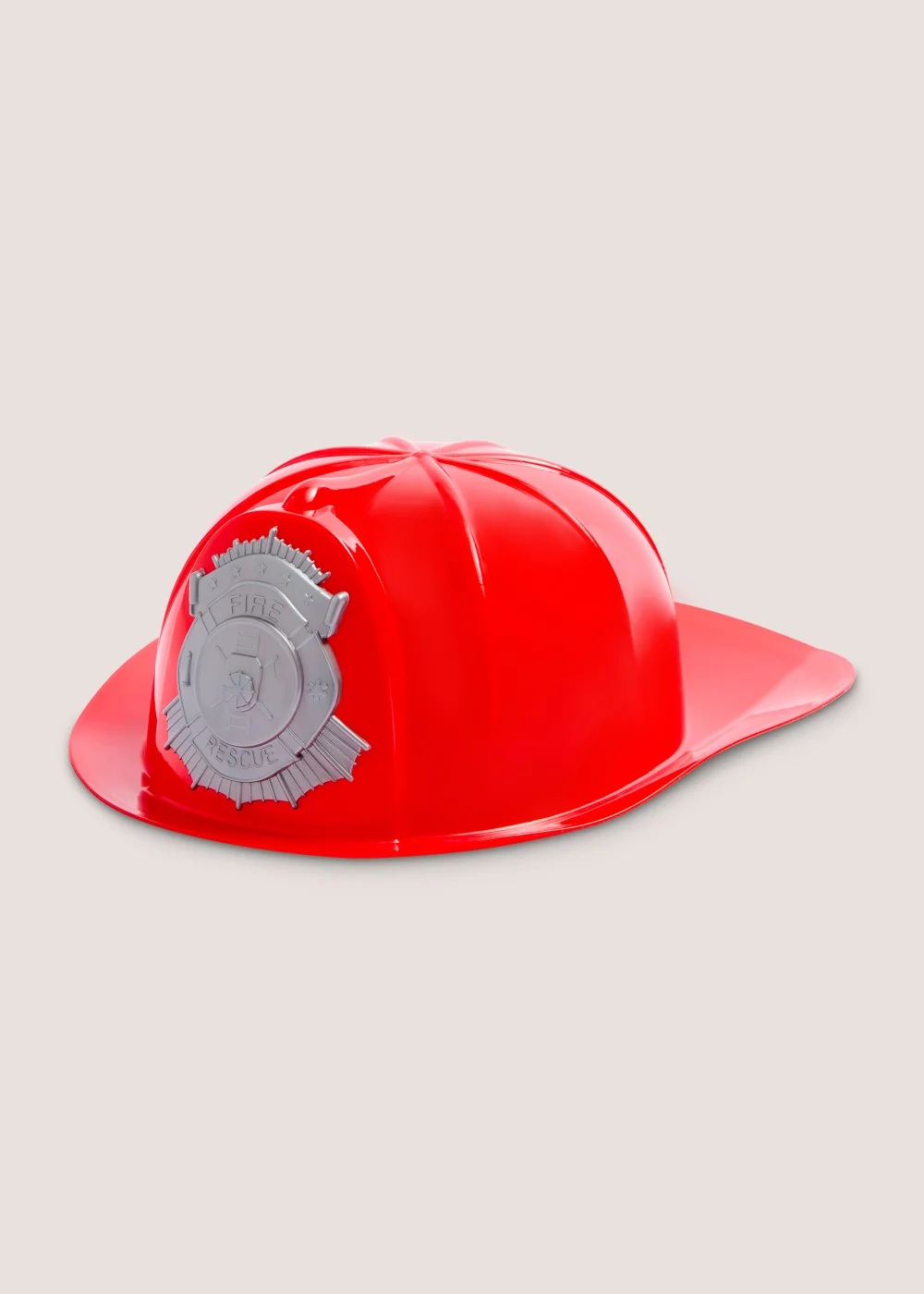 Kids Red Fireman Hat Image 1