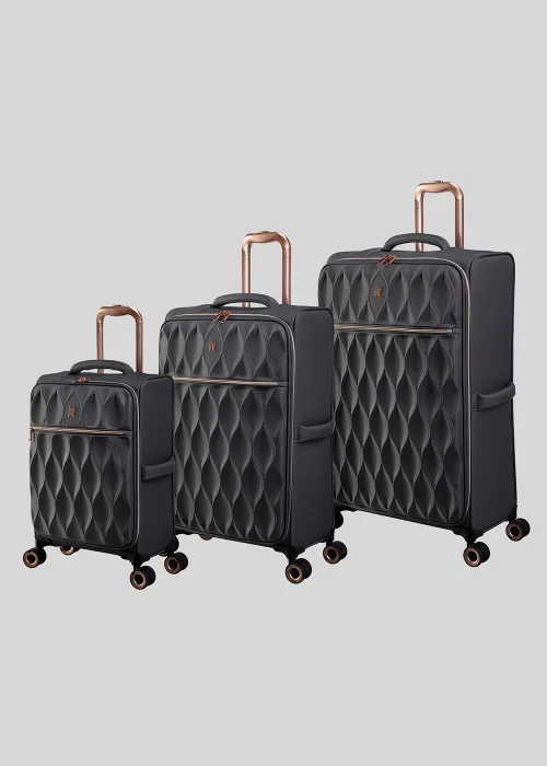 IT Luggage Enliven Grey Suitcase - Cabin Image 1