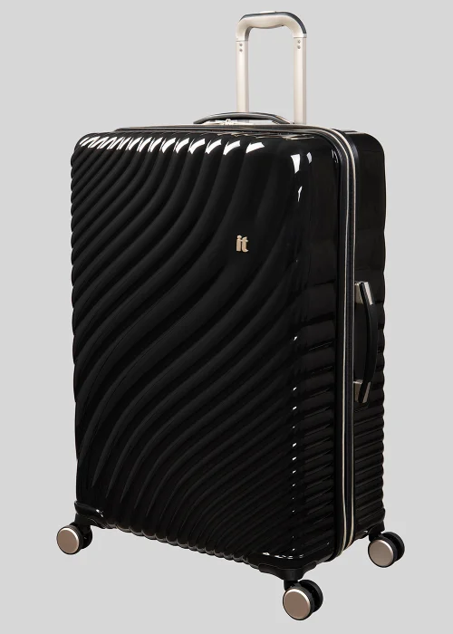 IT Luggage Black Wave Suitcase - Cabin Image 3