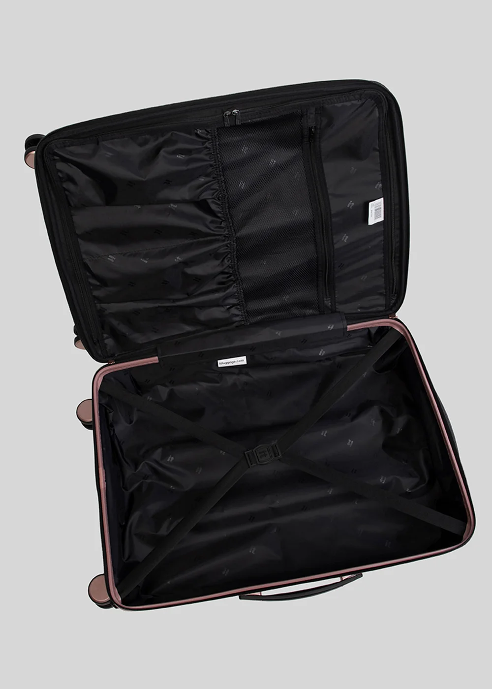 IT Luggage Rose Gold Wave Suitcase - Cabin Image 2