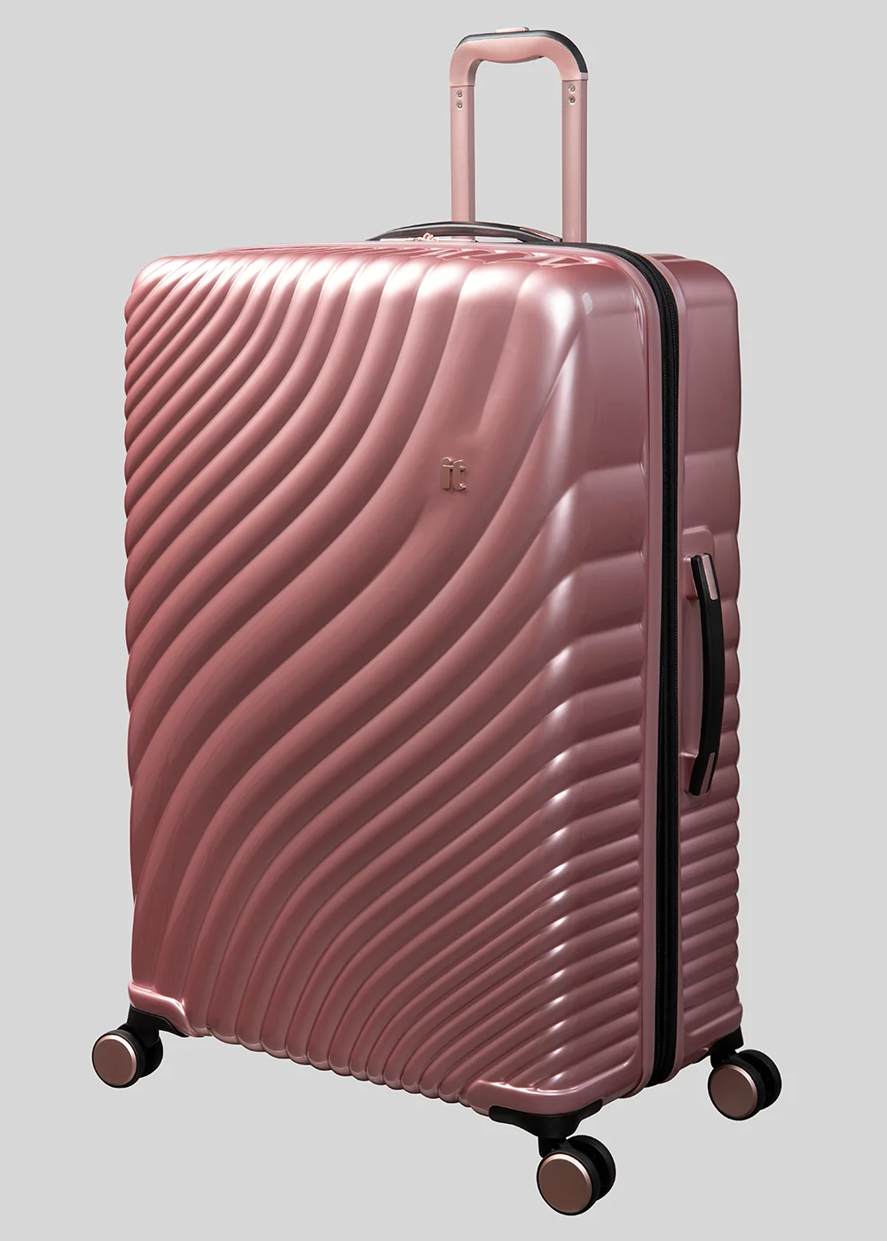 IT Luggage Rose Gold Wave Suitcase - Cabin Image 3