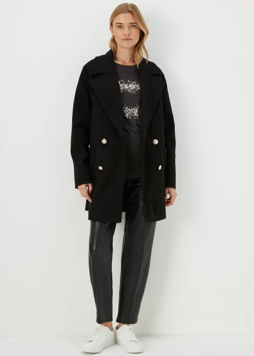 Black Sequin Stripe T-Shirt - 8 Image 4