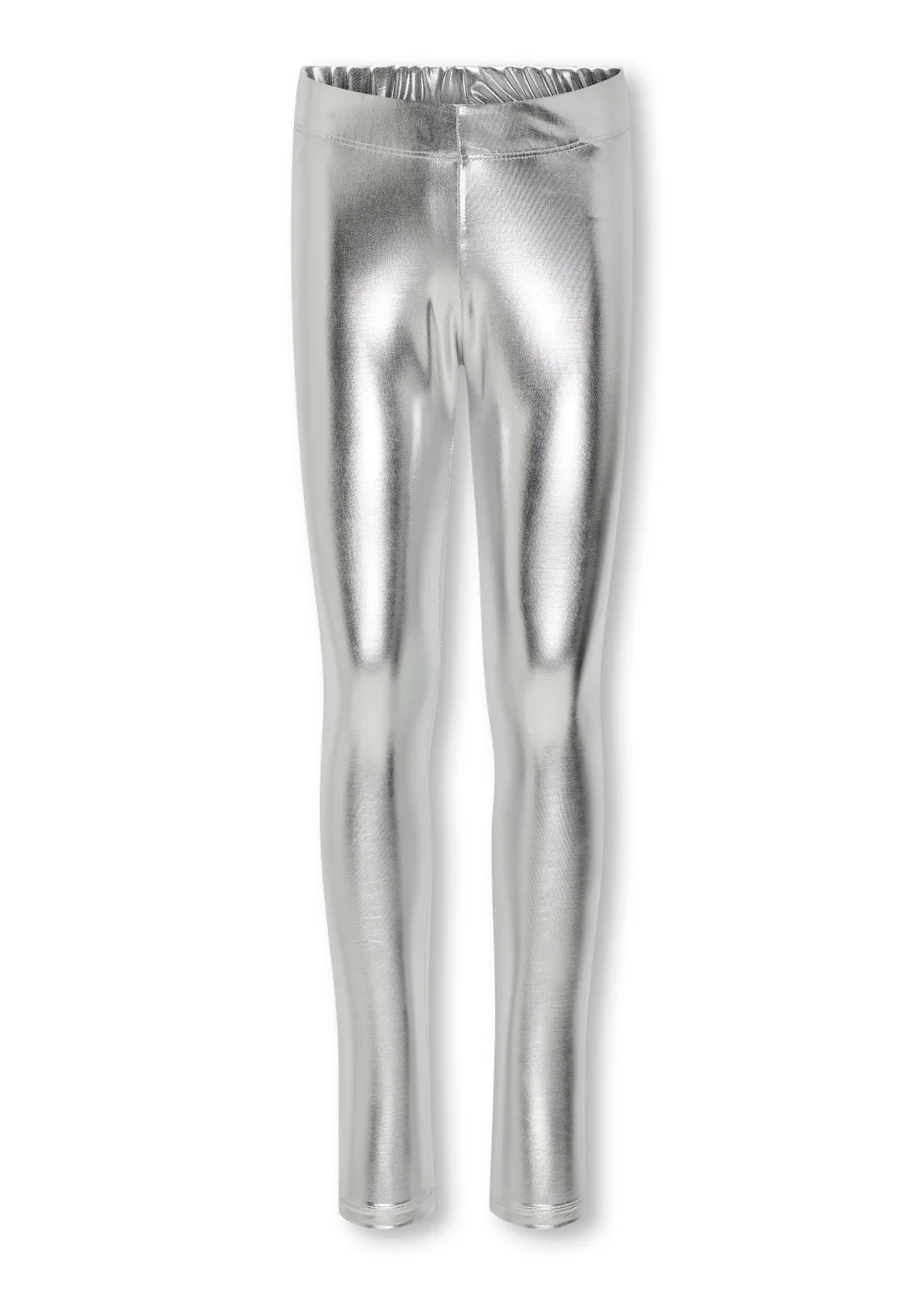 ONLY Girls Silver Leggings (5-14yrs) - 9-10 Yrs Image 1