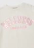 Girls Cream Wellness Print T-Shirt (4-15yrs) - Age 4 Years Image 2