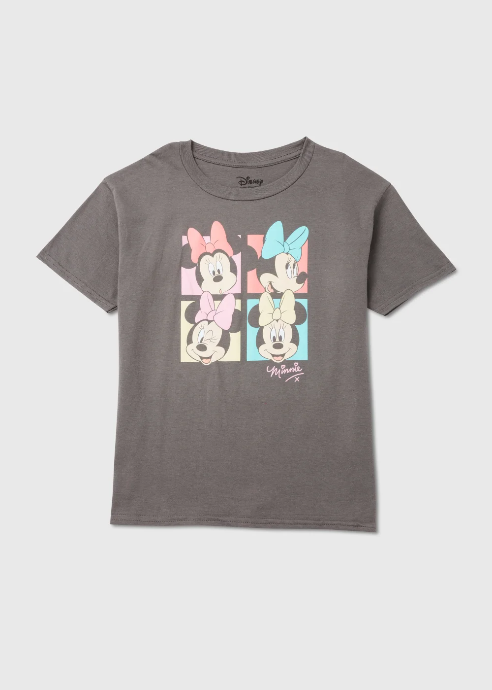 Kids Charcoal Disney Minnie Mouse T-Shirt (2-11yrs) - 2-3 Yrs Image 1