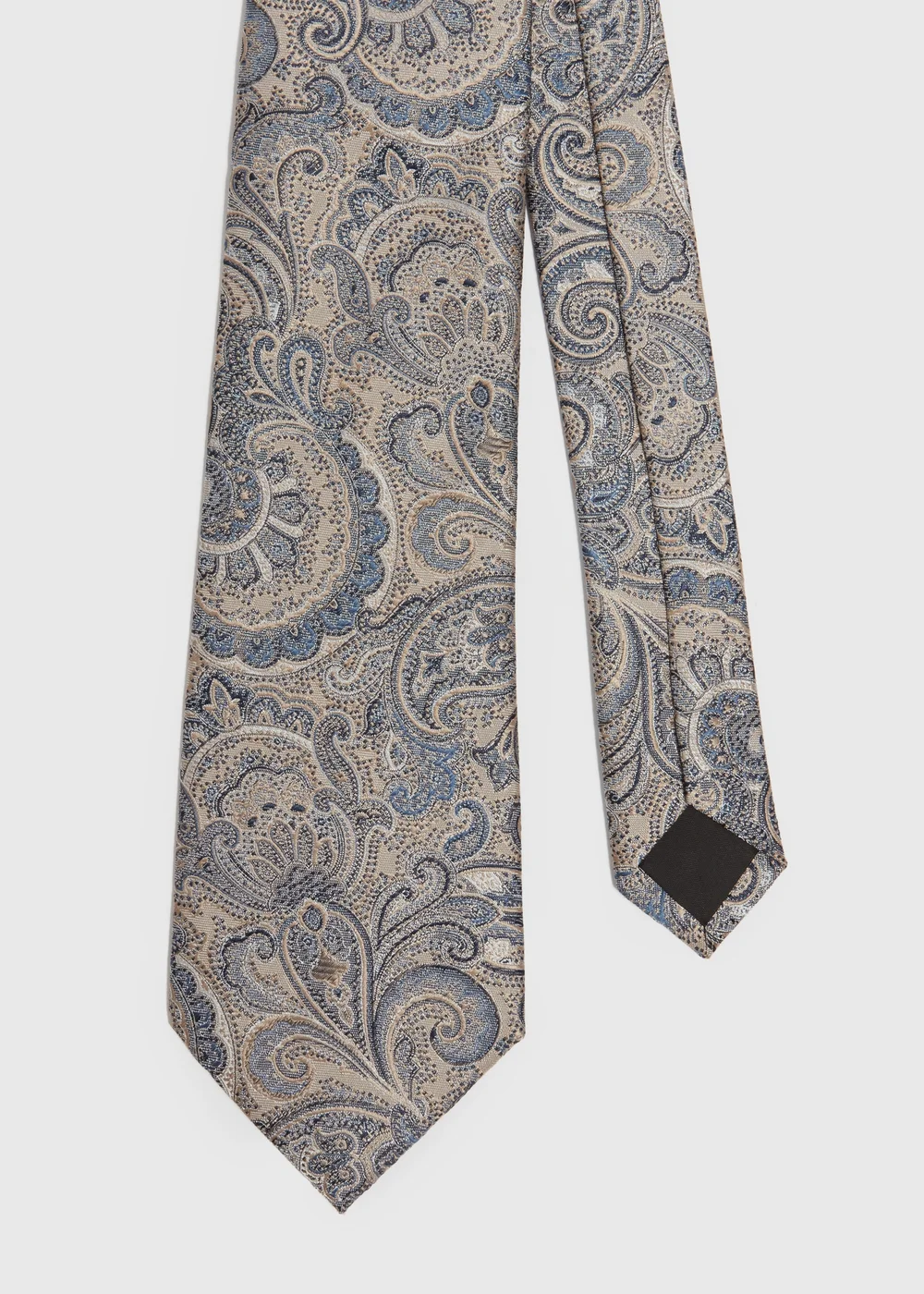 Stone Paisley Design Tie - One Size Image 2