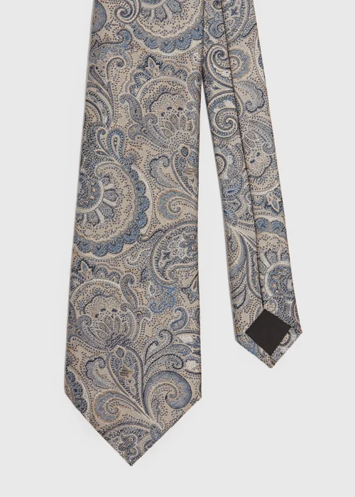 Stone Paisley Design Tie - One Size Image 2