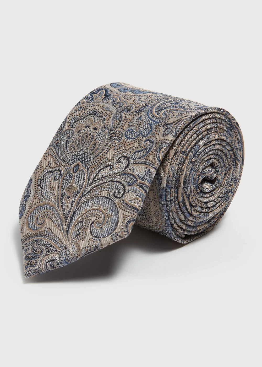 Stone Paisley Design Tie - One Size Image 1