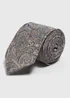 Stone Paisley Design Tie - One Size Image 1