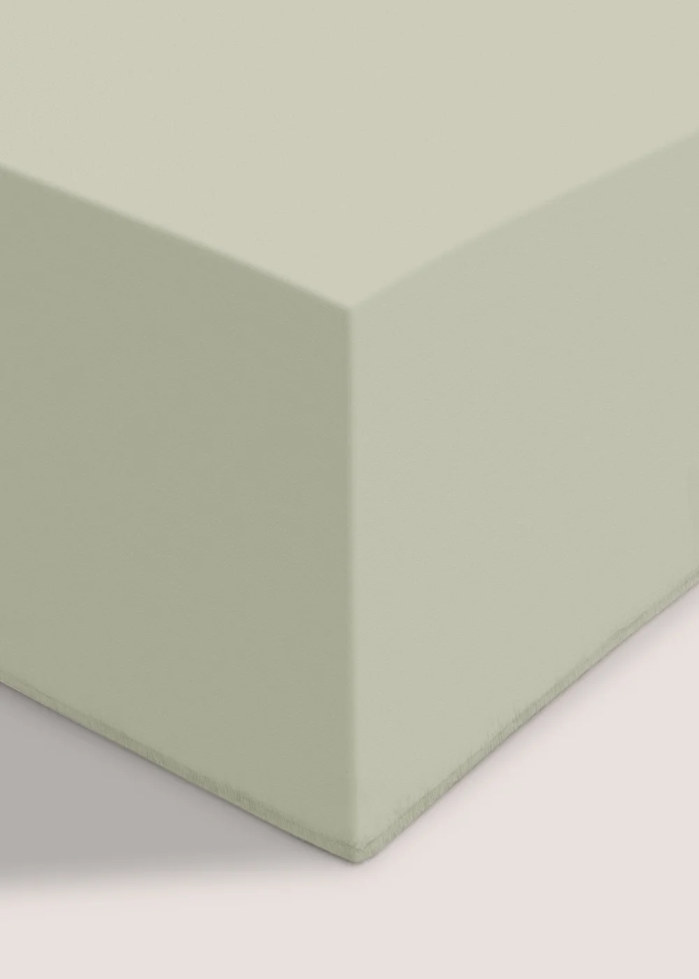 Green Cotton Extra Deep Fitted Bed Sheet (180 Thread Count) - Single Image 1