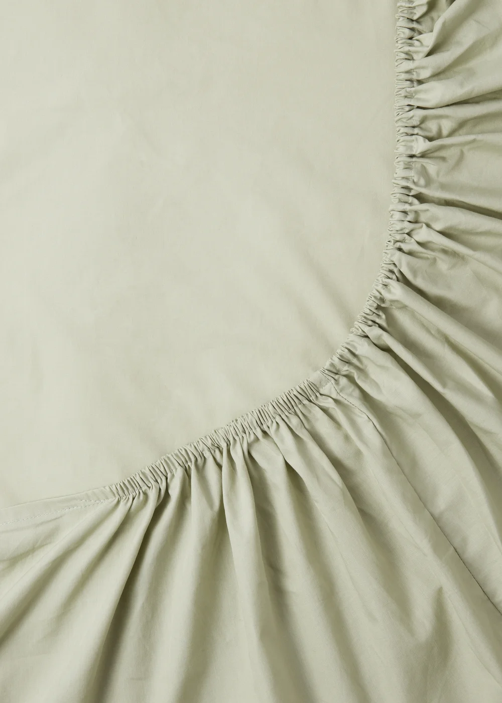 Green Cotton Extra Deep Fitted Bed Sheet (180 Thread Count) - Single Image 2