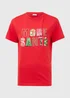 Red Santa Sequin T-Shirt - Size 8 Image 5