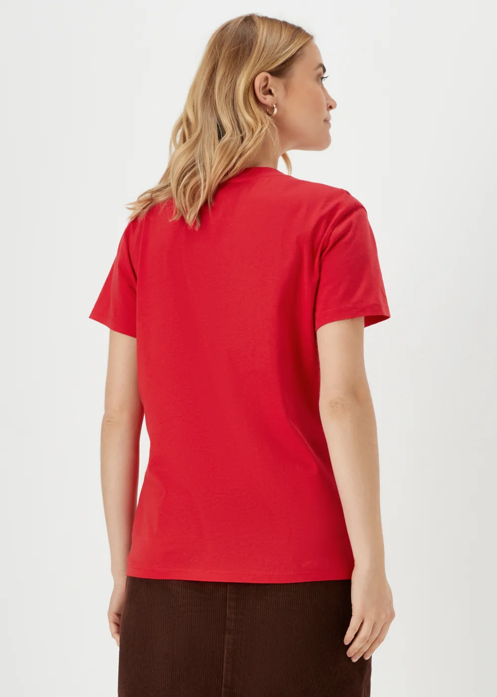 Red Santa Sequin T-Shirt - Size 8 Image 2