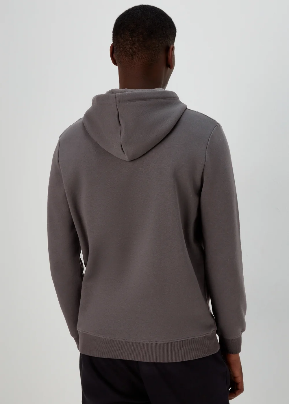 US Athletic Charcoal Print Oversized Hoodie - XS Image 2