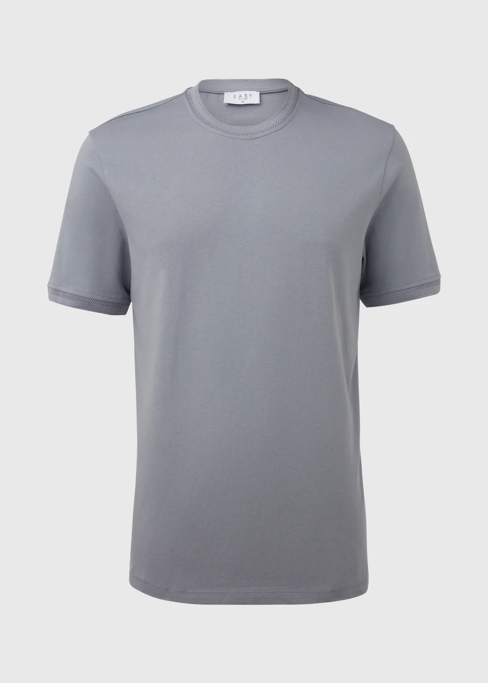 Grey Trim Smart T-Shirt - Small Image 5