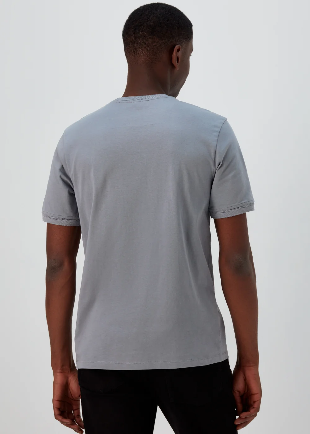 Grey Trim Smart T-Shirt - Small Image 2