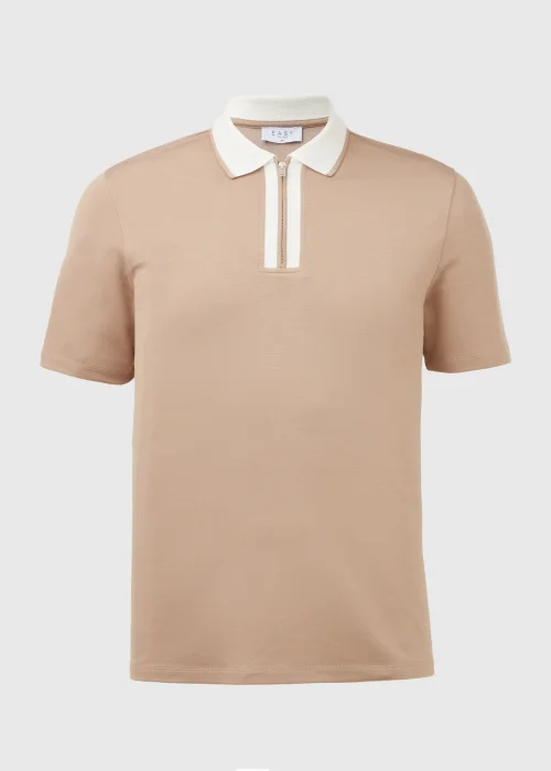 Stone Smart Half Zip Polo Shirt - S Image 5