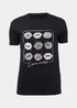 Black Lips Love More Slogan T-Shirt - 8 Image 5