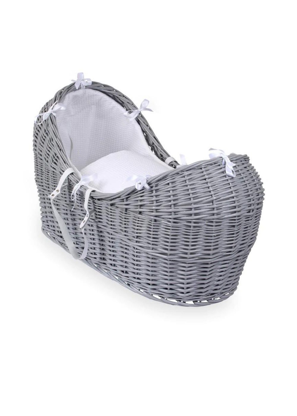 Clair de Lune White Waffle Grey Wicker Noah Pod ® - One Size Image 1