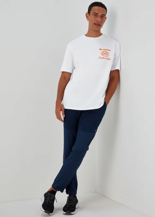 Souluxe White Be Active Print Sports T-Shirt - S Image 4