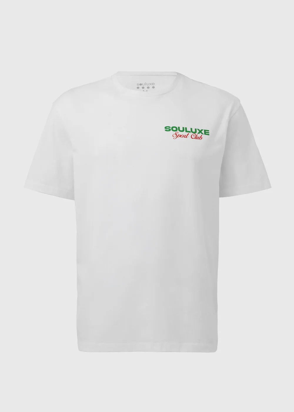 Souluxe White Print Sports T-Shirt - S Image 5