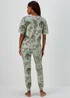 Khaki Leopard Print Pyjama Set - Extra small Image 2