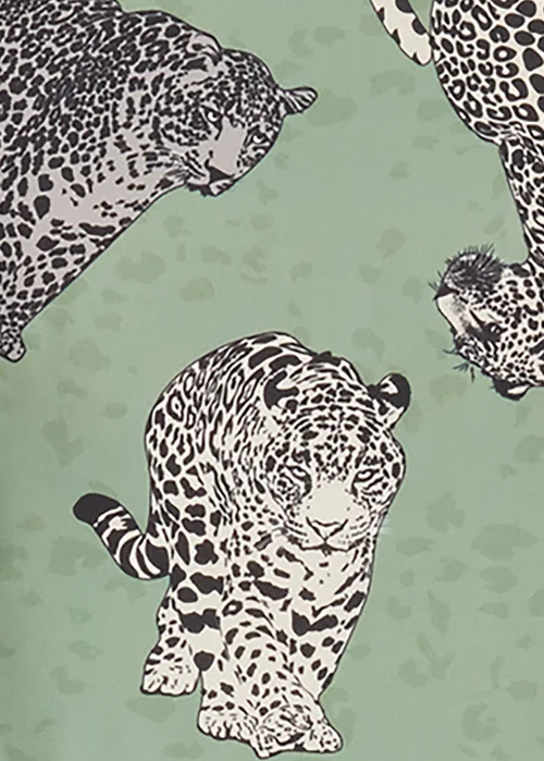Khaki Leopard Print Pyjama Set - Extra small Image 5