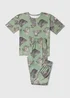 Khaki Leopard Print Pyjama Set - Extra small Image 4