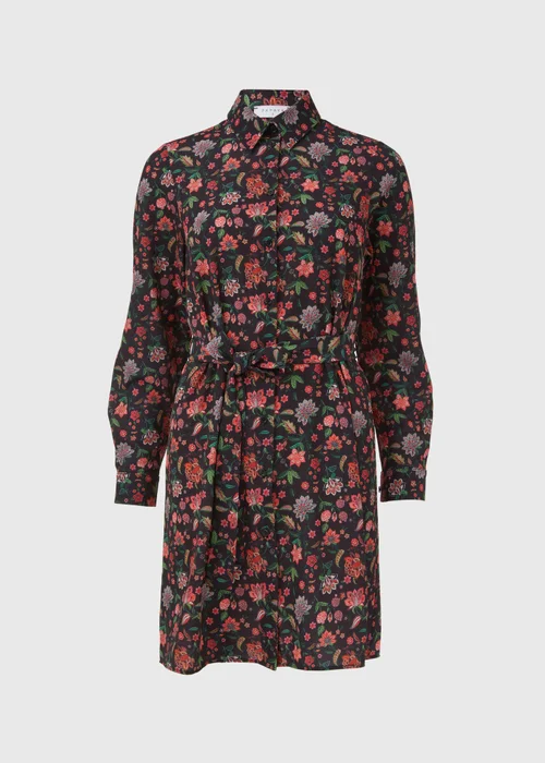 Multicolour Floral Belted Folk Dress - 8 Image 5