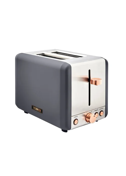 Tower Cavaletto 2 Slice Stainless Steel Toaster - One Size Image 1