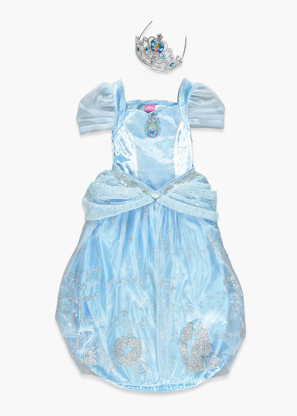 Kids Blue Cinderella Fancy Dress Costume (3-9yrs) - Age 3 Years Image 1