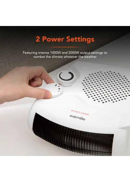 Warmlite 2000W Fan Heater Thermo Control - No Size Image 3